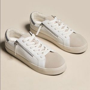 Steve Madden White Suede Sneakers